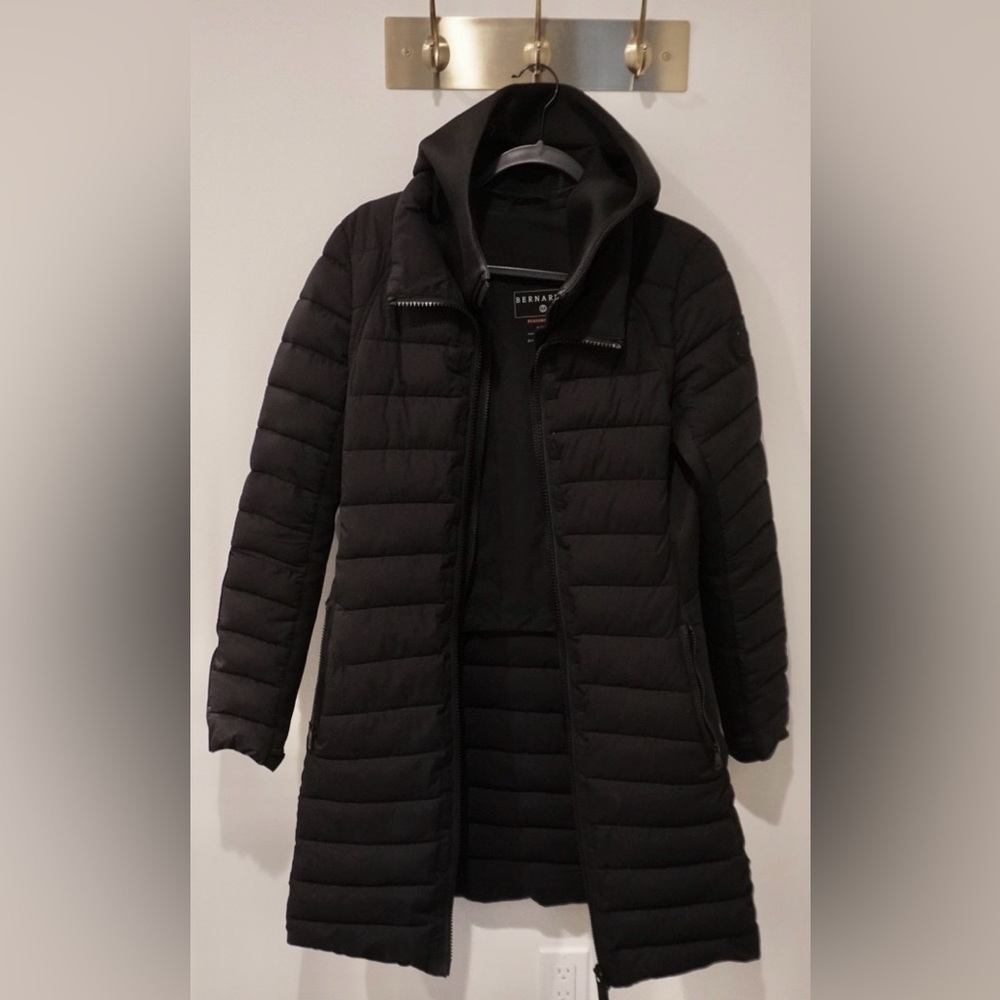 Bernardo long black puffer